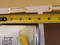 2022-03-21 08.47.54  4 5/8&#34; width columns - most retail cans are this height.  You can go a few sixteenths wider, but no narrower.  The cans will bind in the column is too narrow.